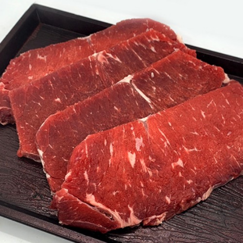 미국산 소고기 초이스 채끝살 등심 스테이크 슬라이스 1kg